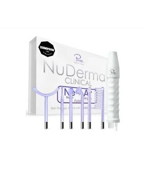 NuDerma Clinical With Neon & Argon Skin Therapy Wand With 6 Fusion Applicators